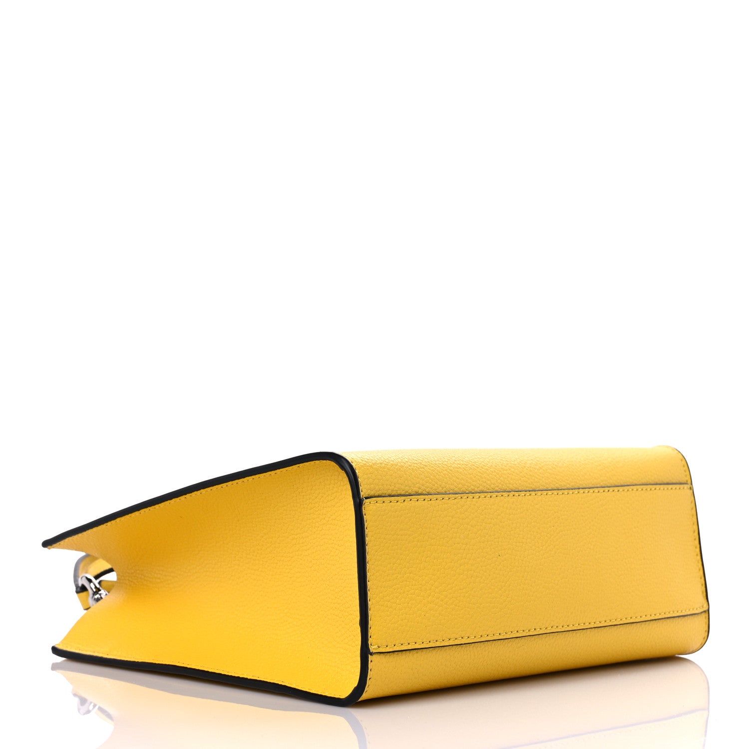 Marc Jacobs Grained Calfskin Mini Grind Tote Yellow 4 of 9