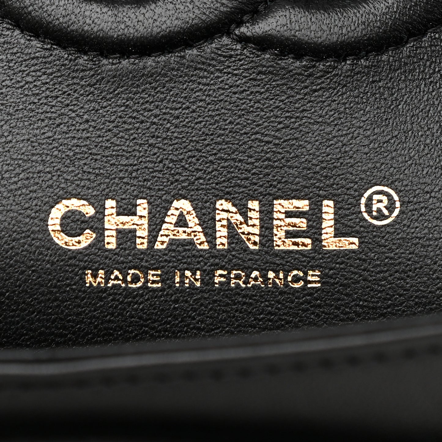 Lambskin Quilted Small Double Flap Black