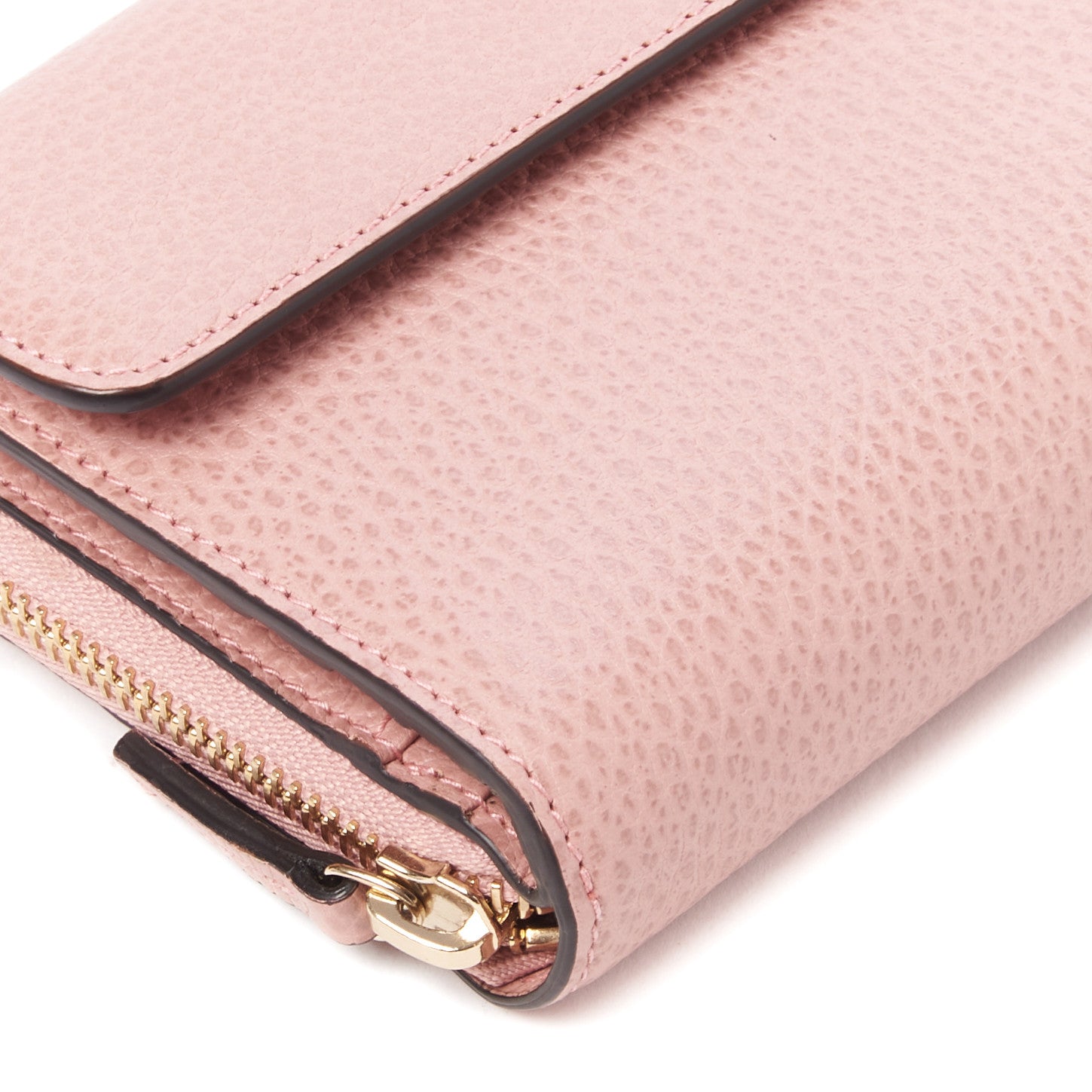 Gucci Dollar Calfskin Interlocking G Continental Wallet Soft Pink 5 of 8