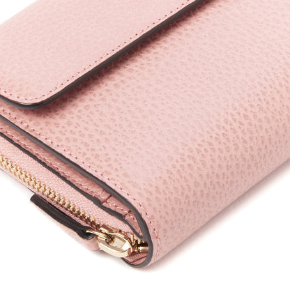 Gucci Dollar Calfskin Interlocking G Continental Wallet Soft Pink 5 of 8