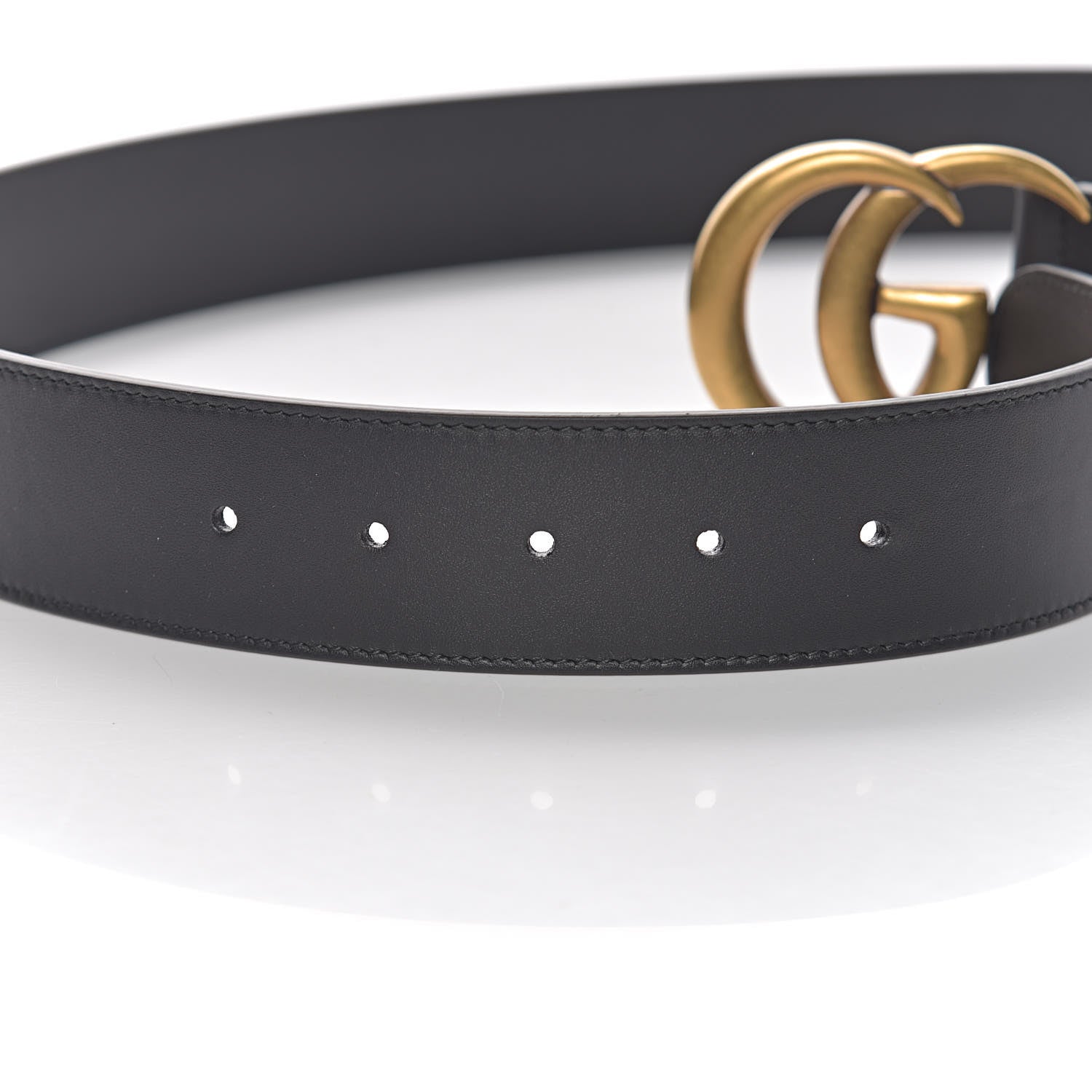 Gucci Calfskin Double G 40mm Belt 110 44 Black 4 of 6