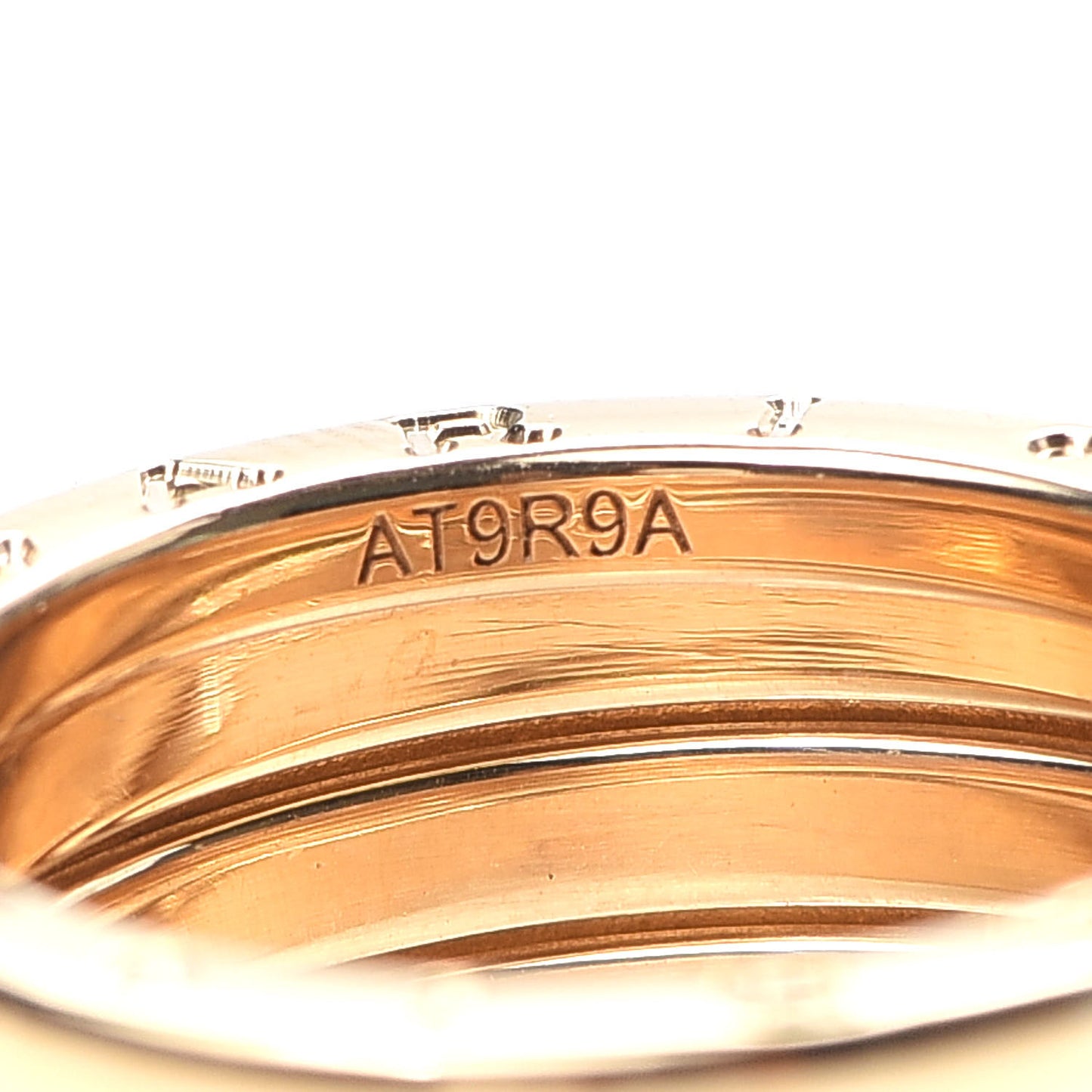 18K Yellow Gold B.Zero1 Five-Band Anniversary Ring 54 6.75