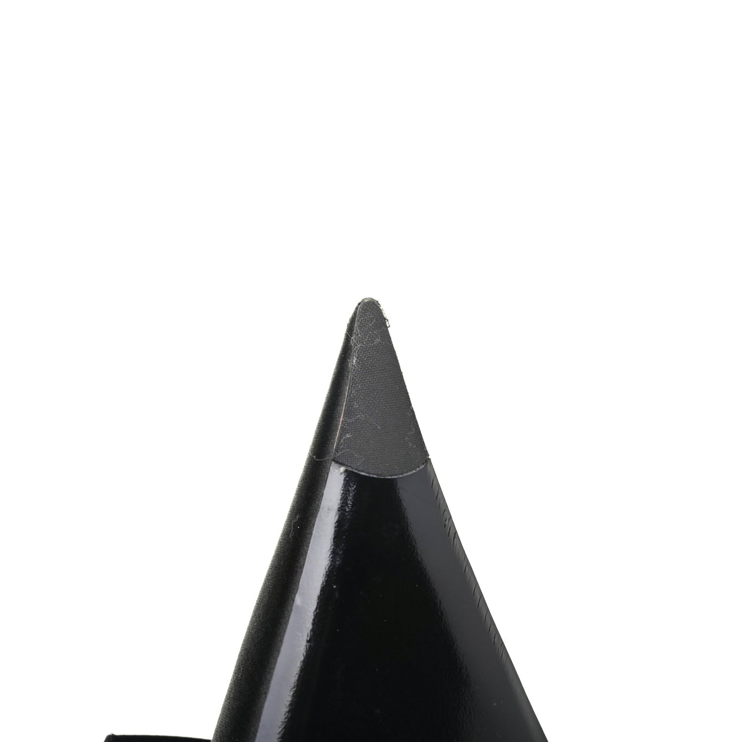 Satin Pointed Toe Knife Slingback Mules 37 Black