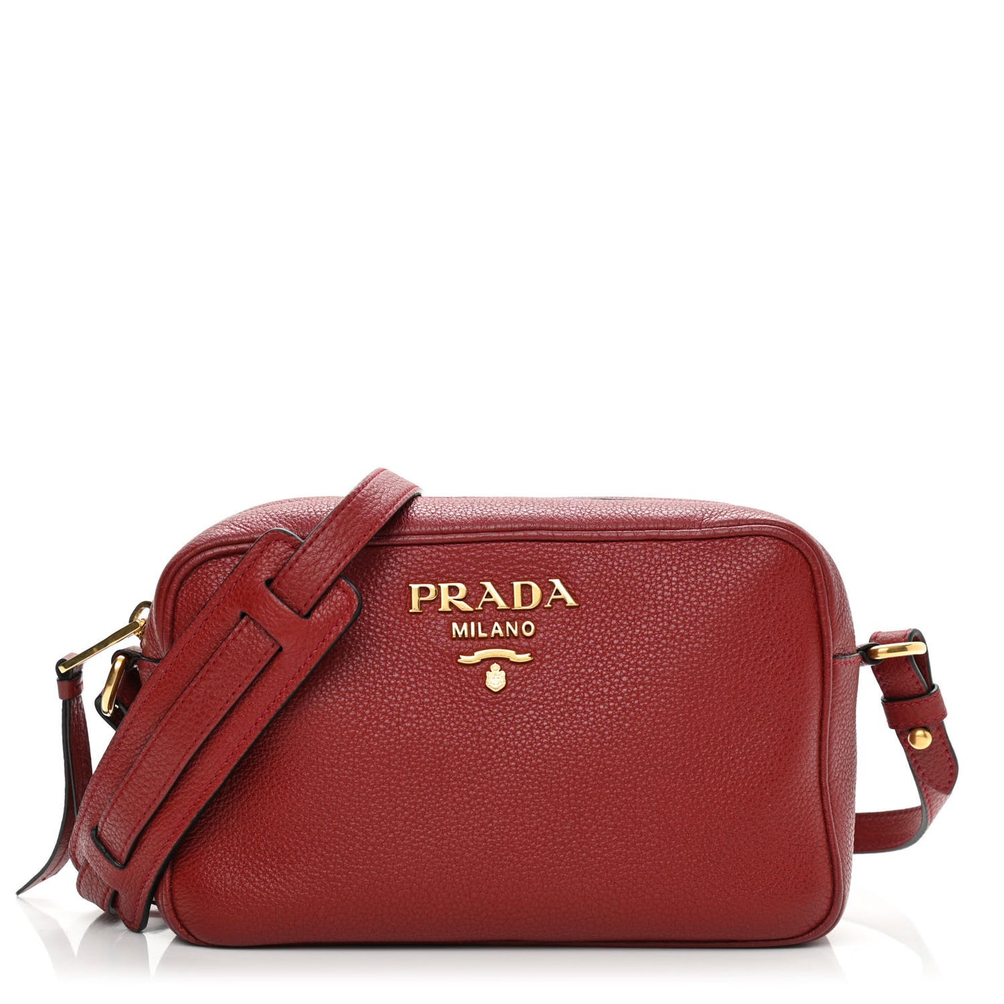 Vitello Phenix Camera Bag Rubino