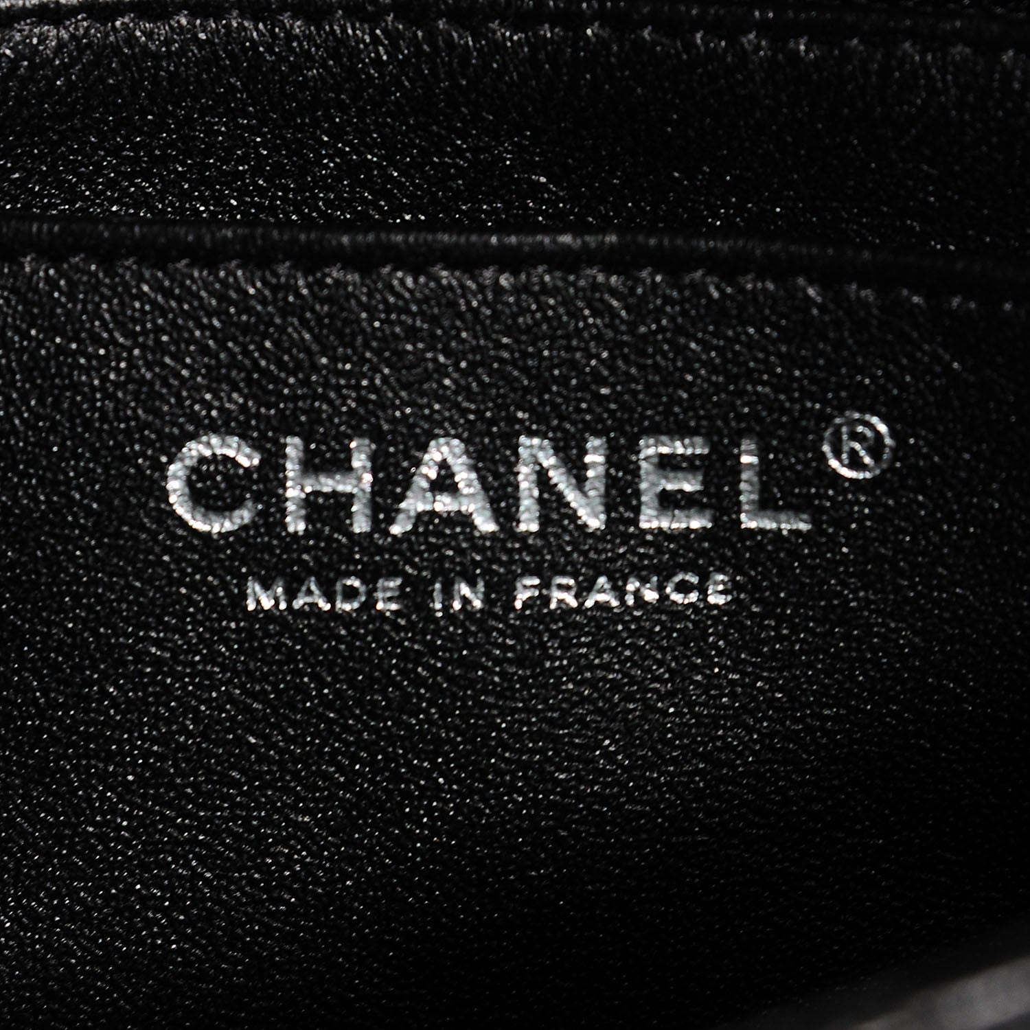 Chanel Lambskin Quilted Mini Rectangular Flap Black 7 of 9