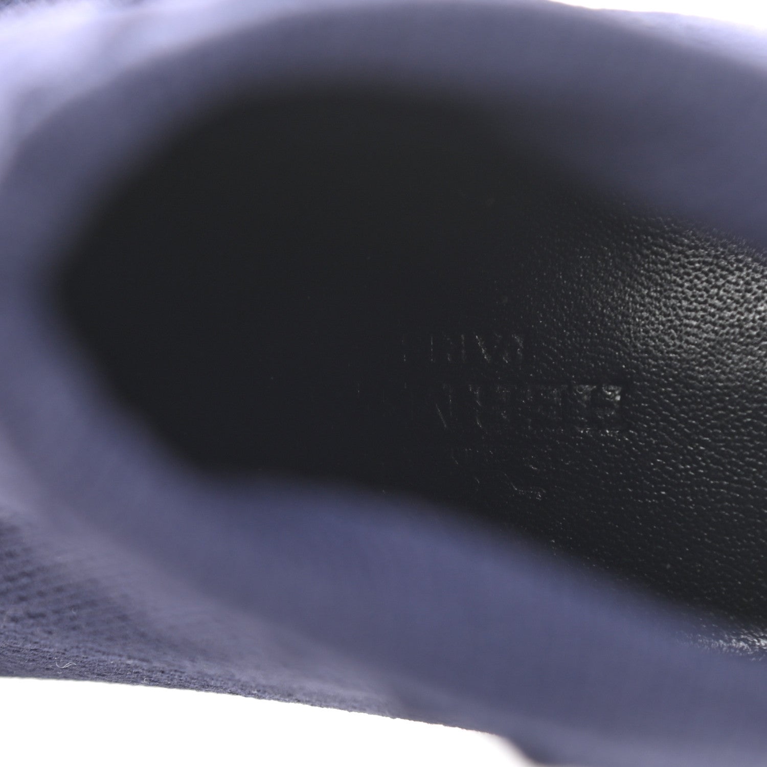 Hermes Knit Calfskin Volver Ankle Boots 37 Bleu Diplomatique 7 of 10