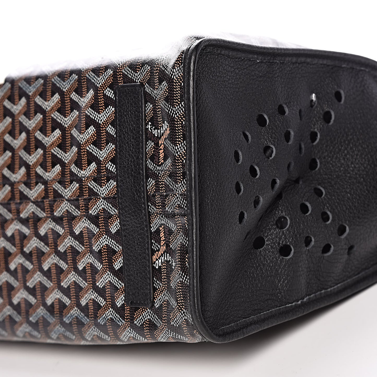 Goyardine Sac Hardy Pet Carrier PM Black