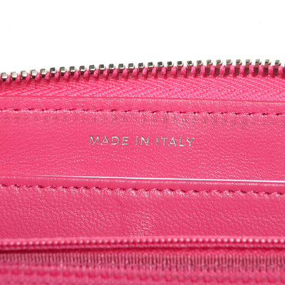 Chanel Lambskin Zip Around Large Gusset Wallet Fuchsia 8 of 11