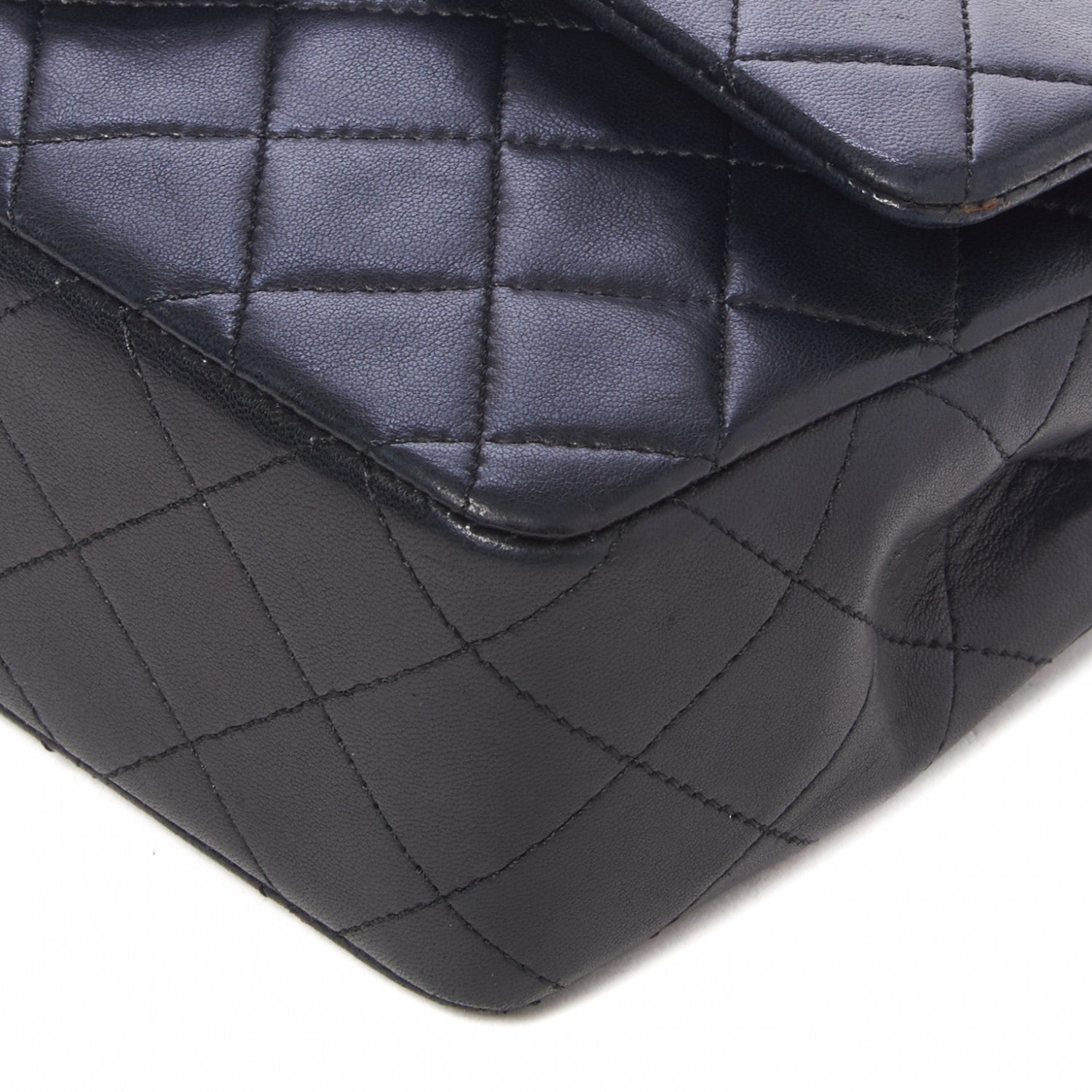 Chanel Lambskin Quilted Small Double Flap Black 4 of 9