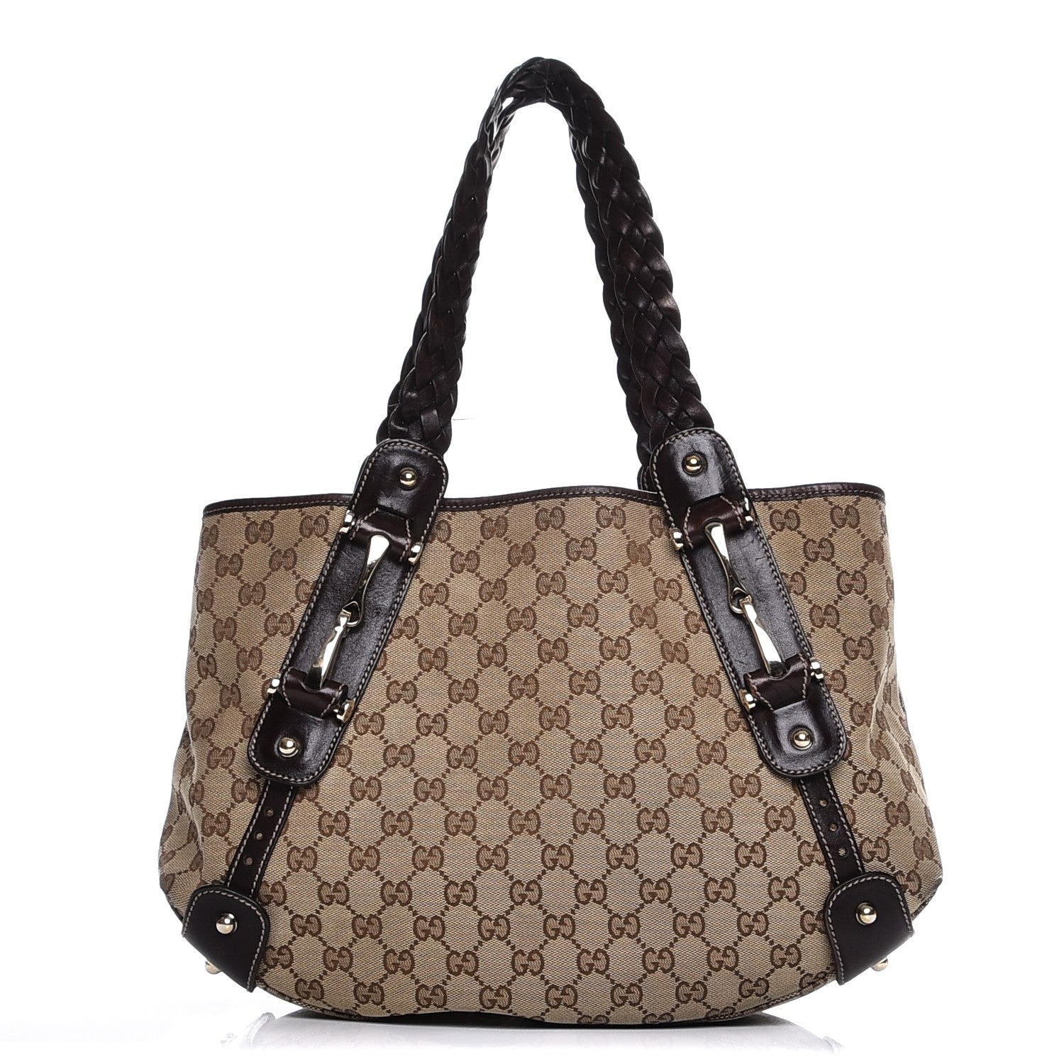 Gucci Monogram Small Pelham Shoulder Bag Dark Brown 1 of 10