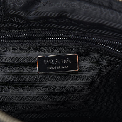 Prada Nylon Tessuto Impuntu Quilted Shoulder Bag Black 5 of 10