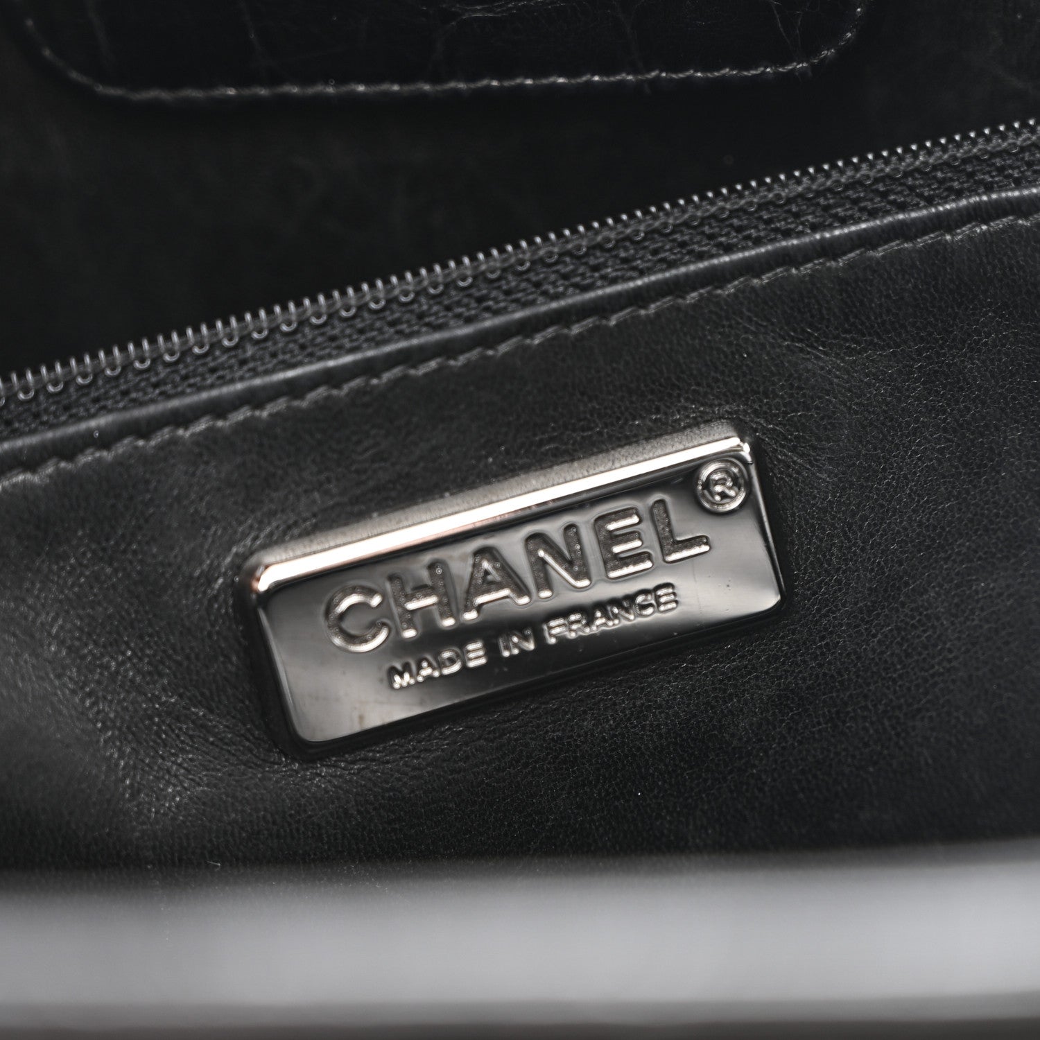 Chanel Alligator Executive Cerf Shopper Tote Black 7 of 11