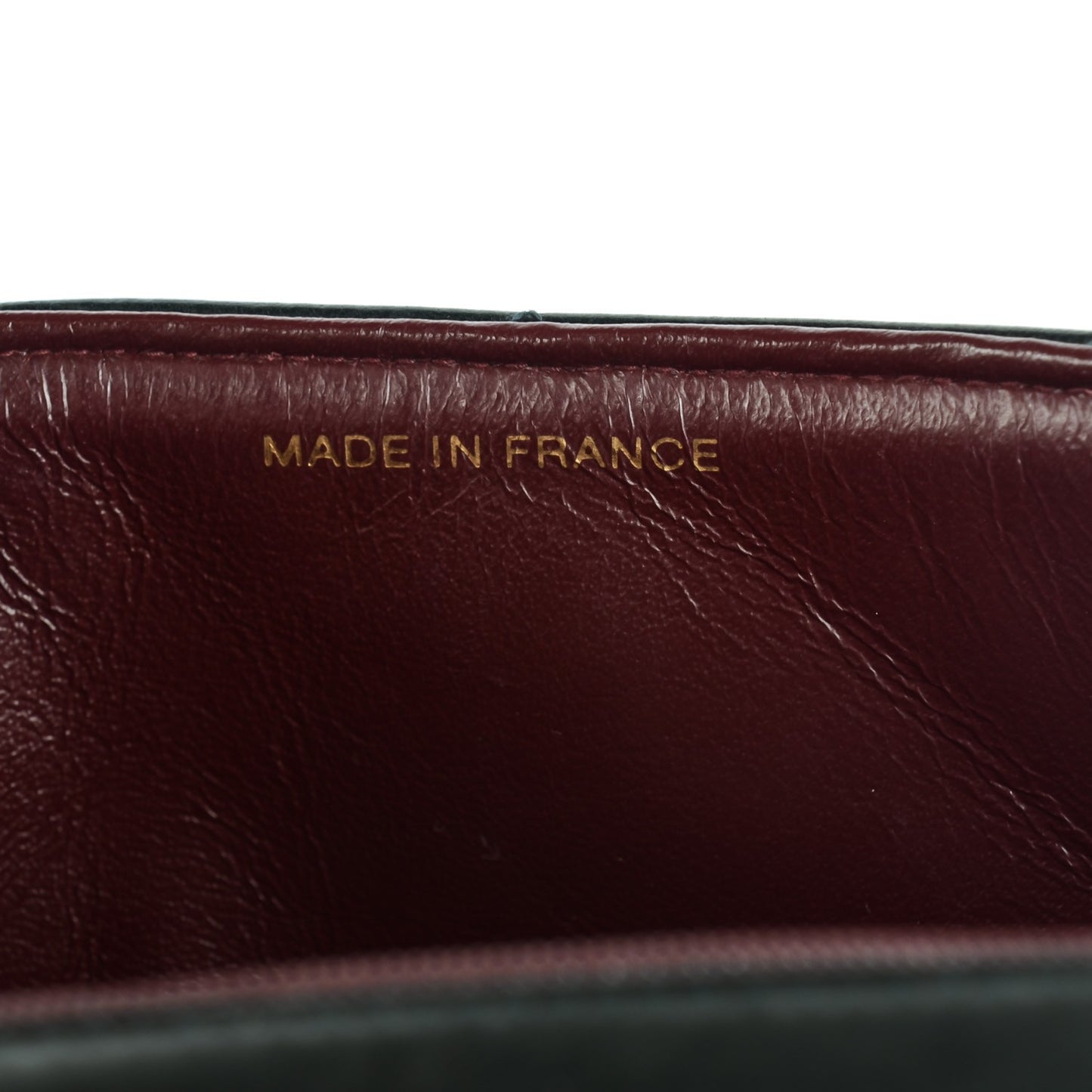 Lambskin Quilted Small Single Flap Black