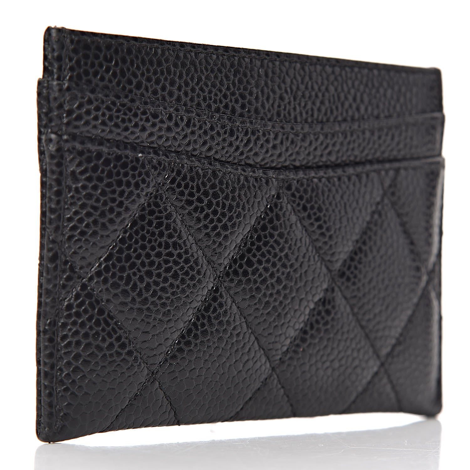 Chanel Caviar Quilted Card Holder Black 3 of 8