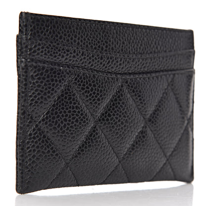 Chanel Caviar Quilted Card Holder Black 3 of 8