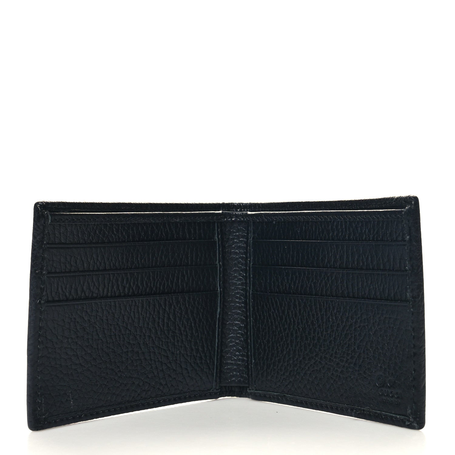 Gucci Nylon Monogram Bi-Fold Wallet Black 5 of 8