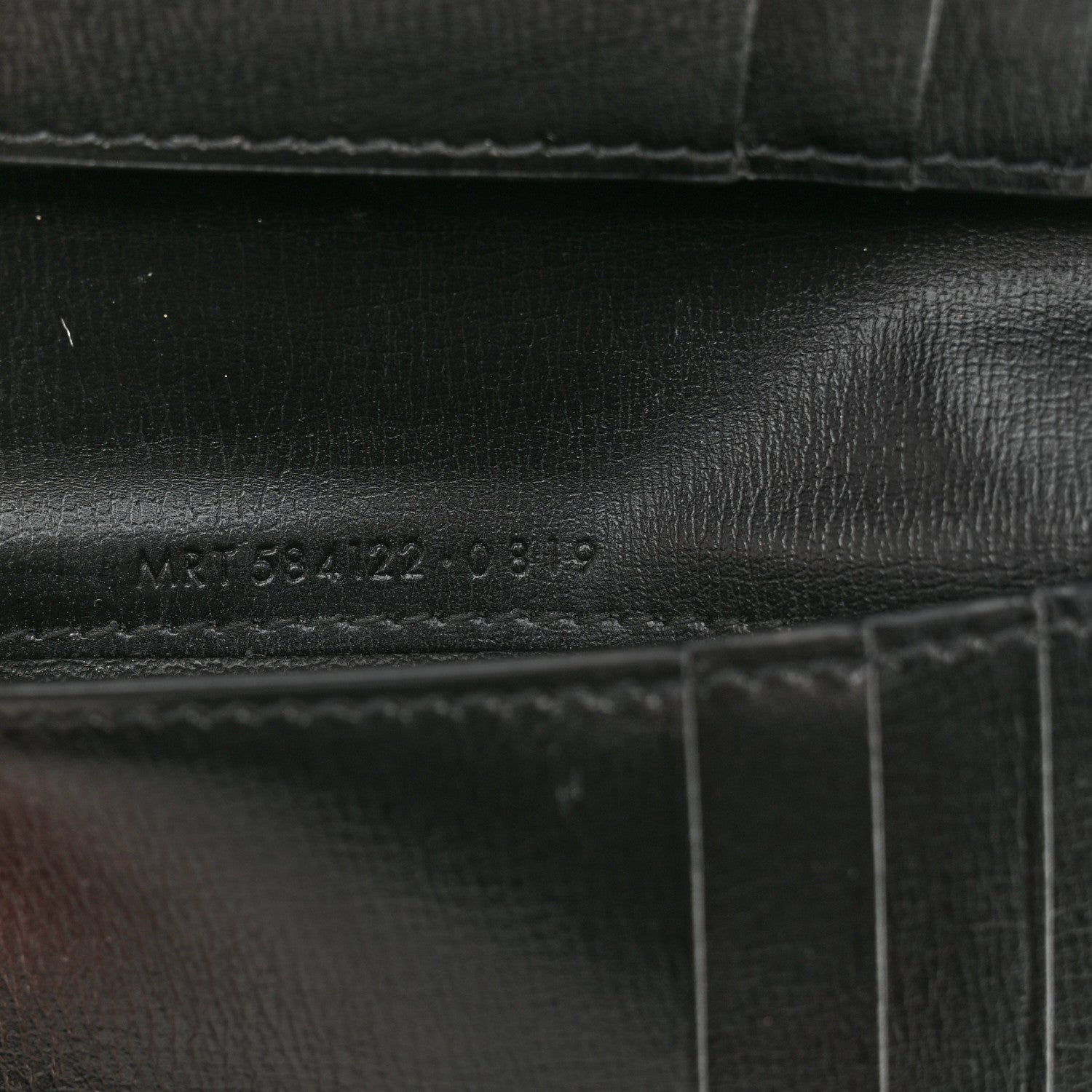 Saint Laurent Calfskin Monogram Bi Fold Zipped Wallet Black 7 of 13