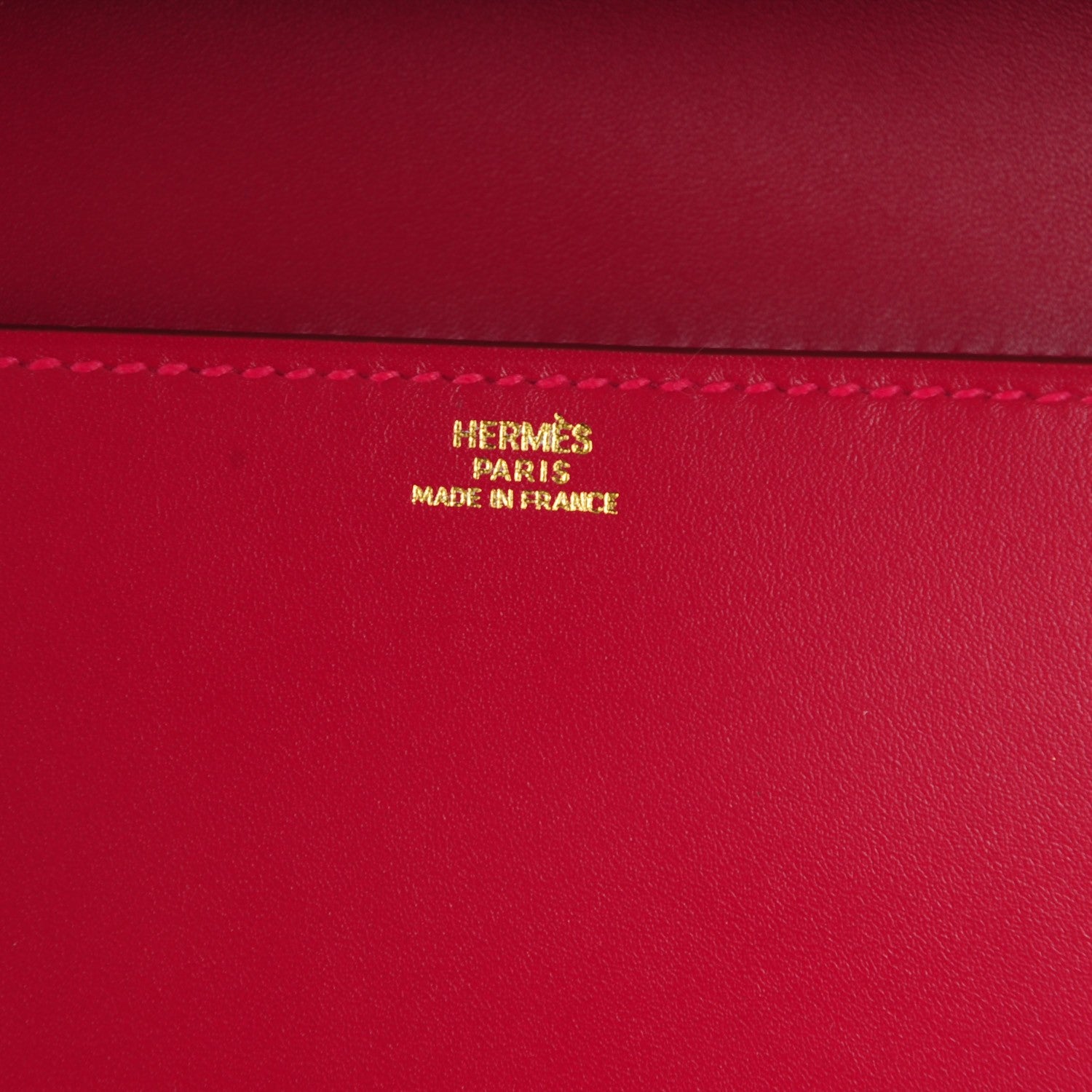 Hermes Tadelakt Medor 23 Clutch Rouge Vif 6 of 10