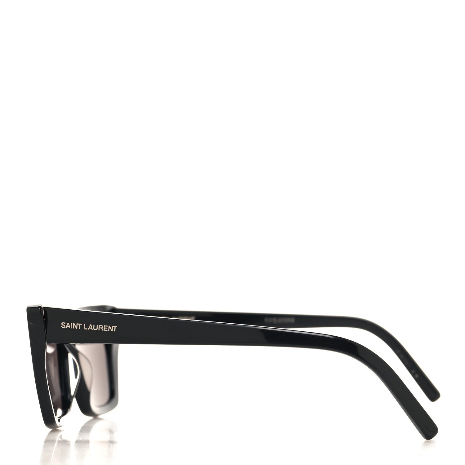 Saint Laurent Acetate Mica Cat Eye Sunglasses SL 276 Black 3 of 7