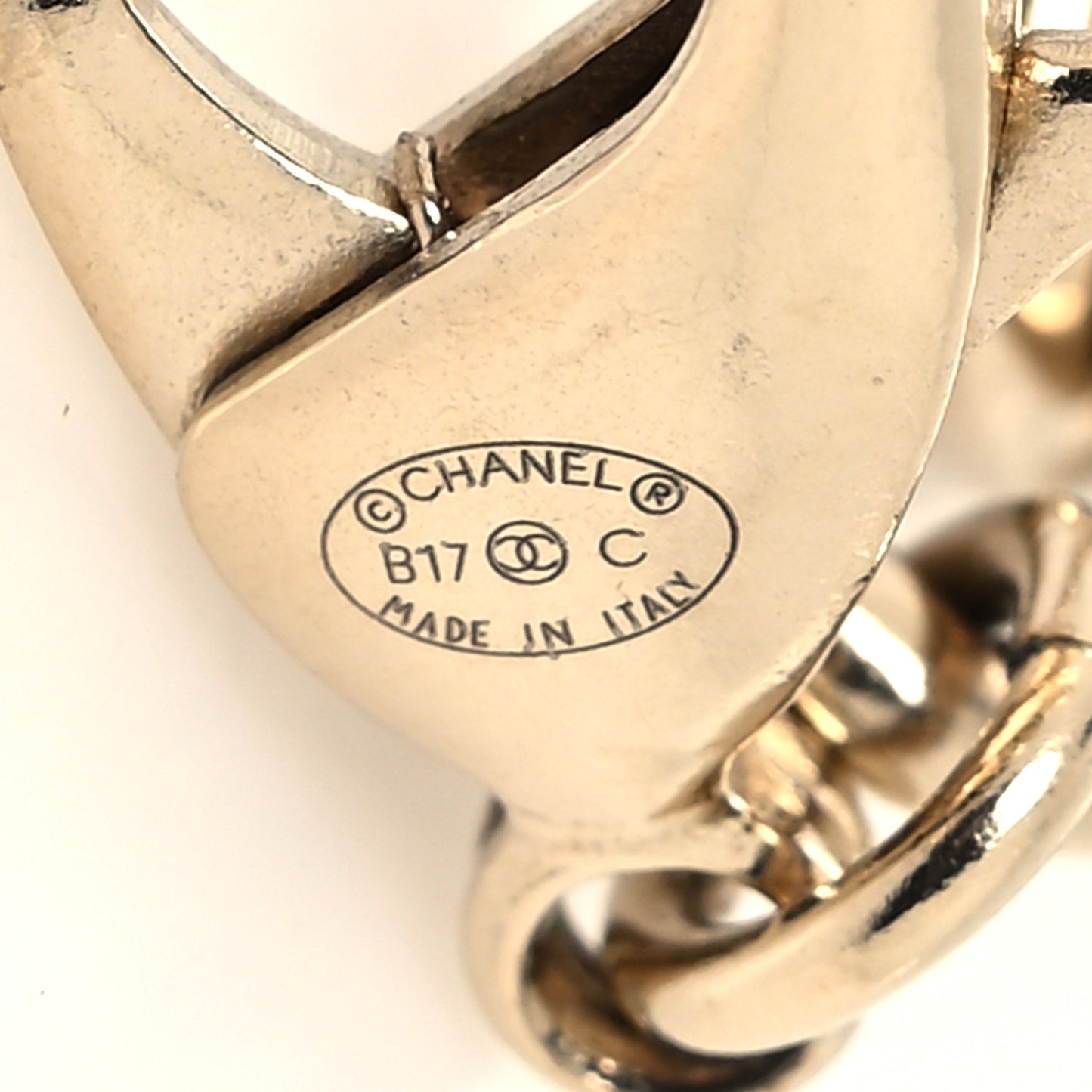 Hoop Cuba Logo Bracelet Gold