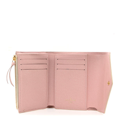 Louis Vuitton Damier Azur Victorine Wallet Rose Ballerine 5 of 7