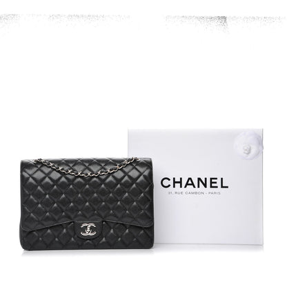 Chanel Caviar Quilted Maxi Double Flap Black 8 of 8
