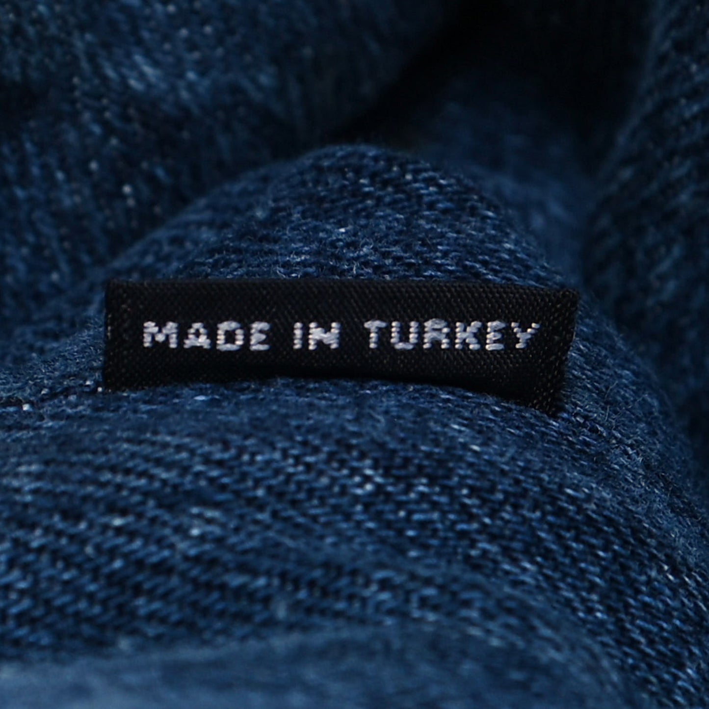 Denim Logo Tote Bleu