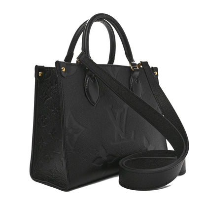 Louis Vuitton Empreinte Monogram Giant Onthego PM Black 3 of 9