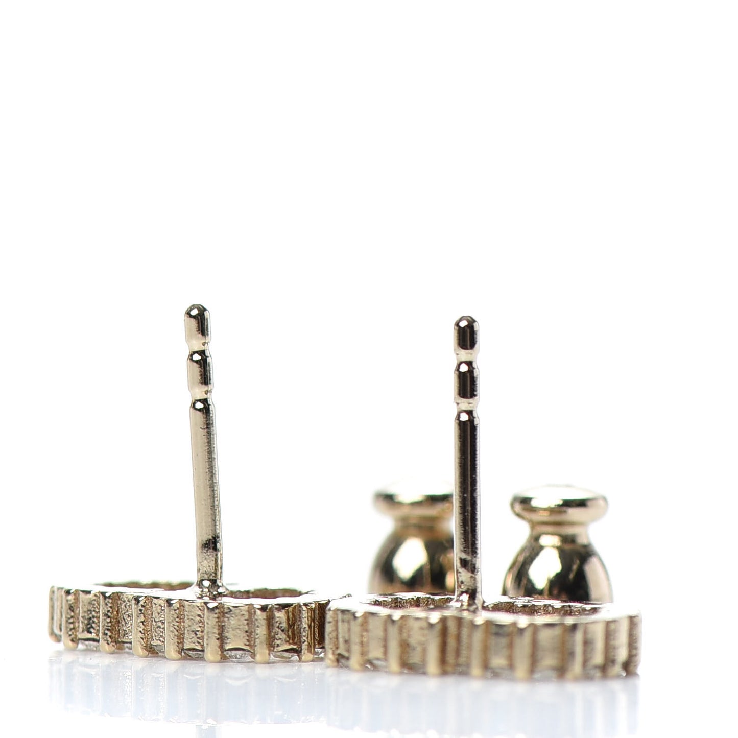 Crystal Clair D Lune Earrings Gold