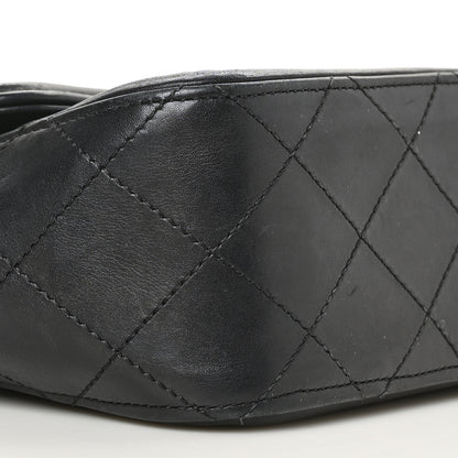 Chanel Lambskin Quilted Medium Elegant CC Flap Black 9 of 11
