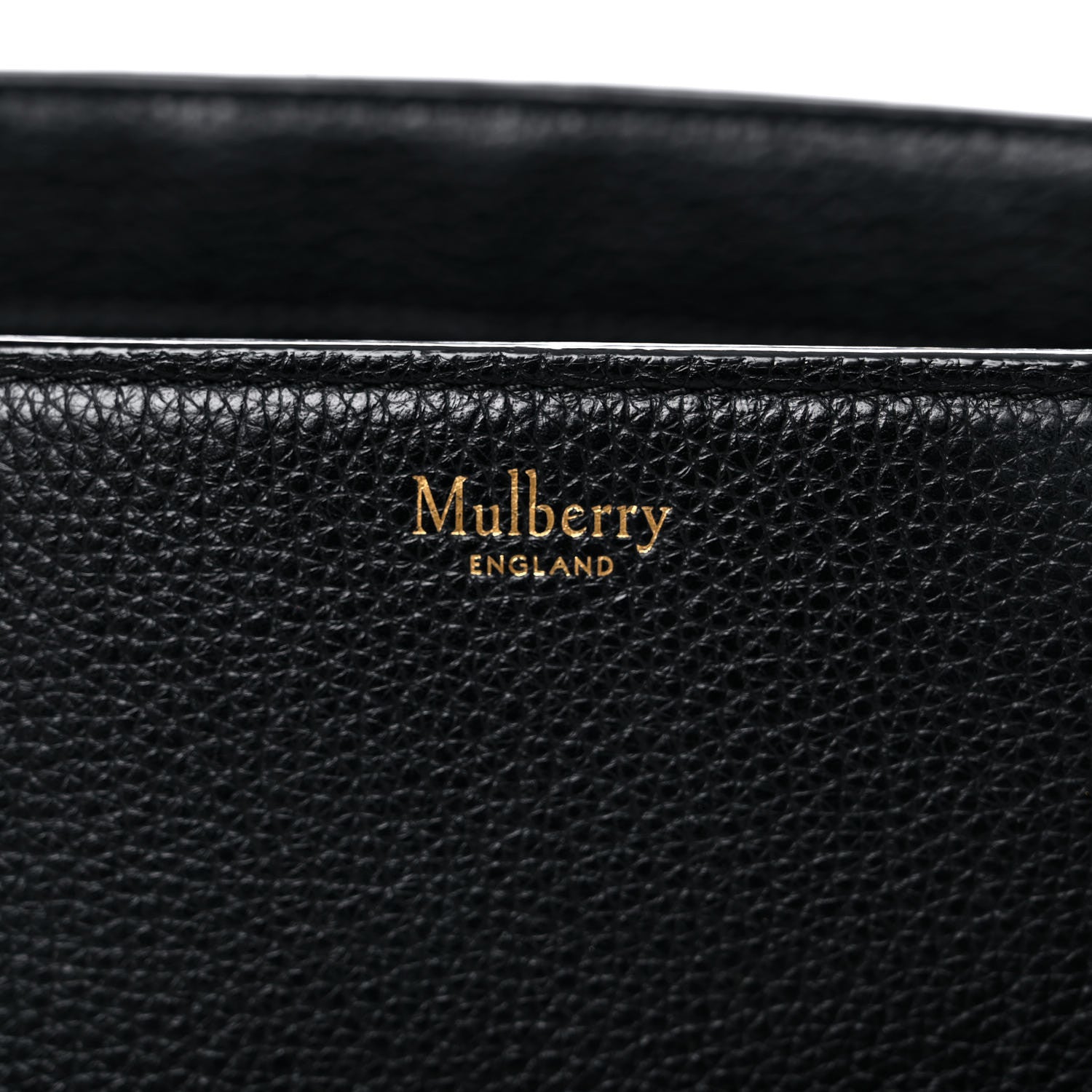 Mulberry Classic Grain Bayswater Zip Tote Black 7 of 32