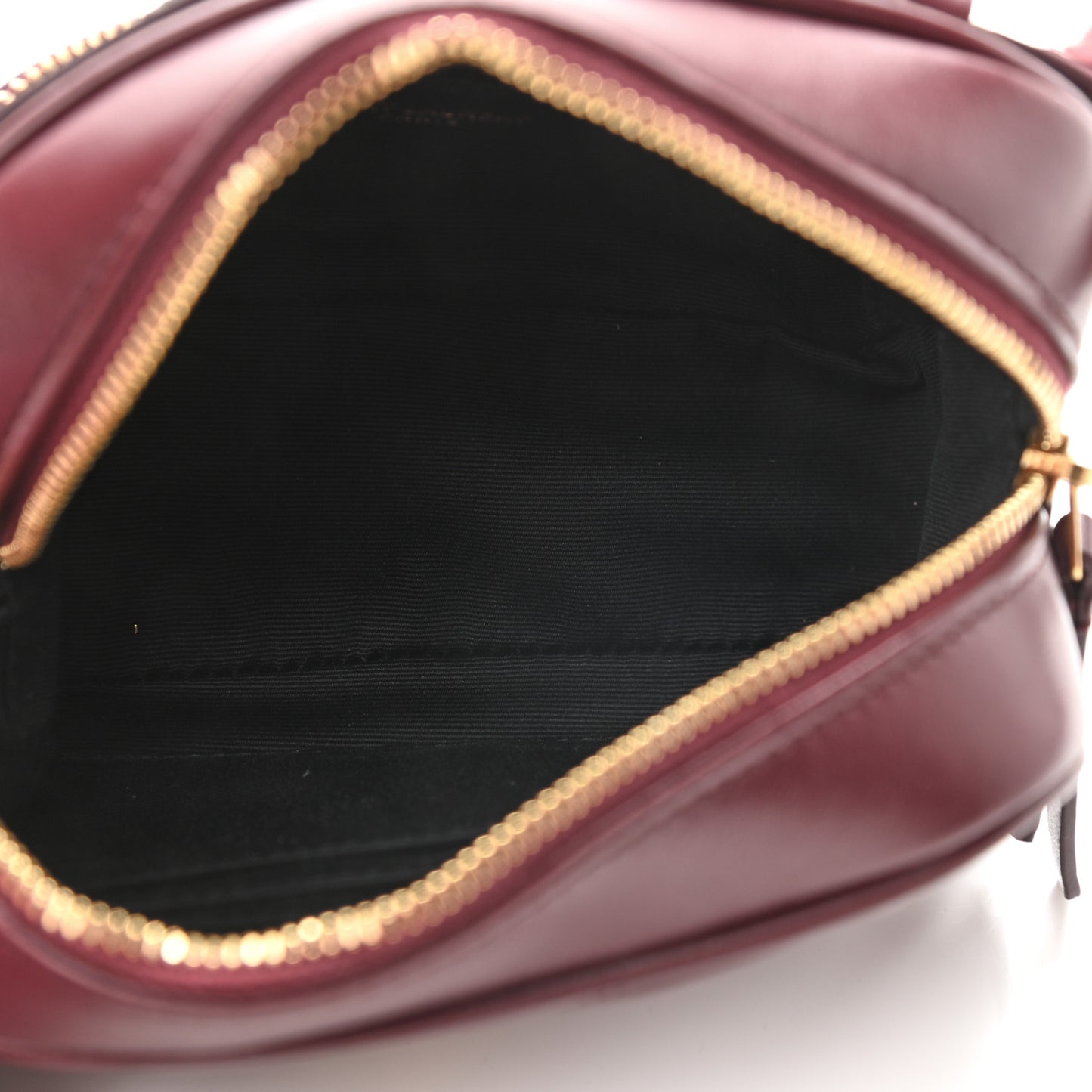 Calfskin Matelasse Monogram Lou Belt Bag Dark Legion Red