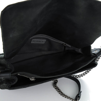 Chanel Iridescent Calfskin Large Coco Daily Flap Black 5 of 7