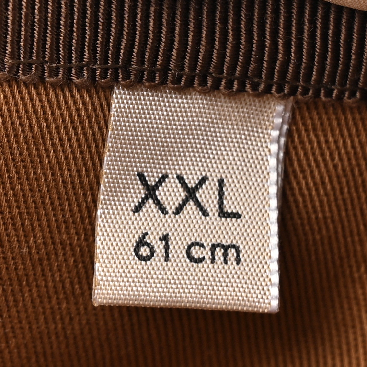 Gucci Monogram Textured Dollar Calfskin Zeno Baseball Hat XXL Beige 10 of 10