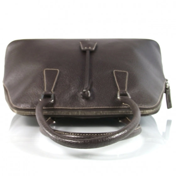 Saffiano Doctor Bag Brown
