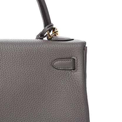 Hermes Togo Kelly Retourne 25 Etain 37 of 38