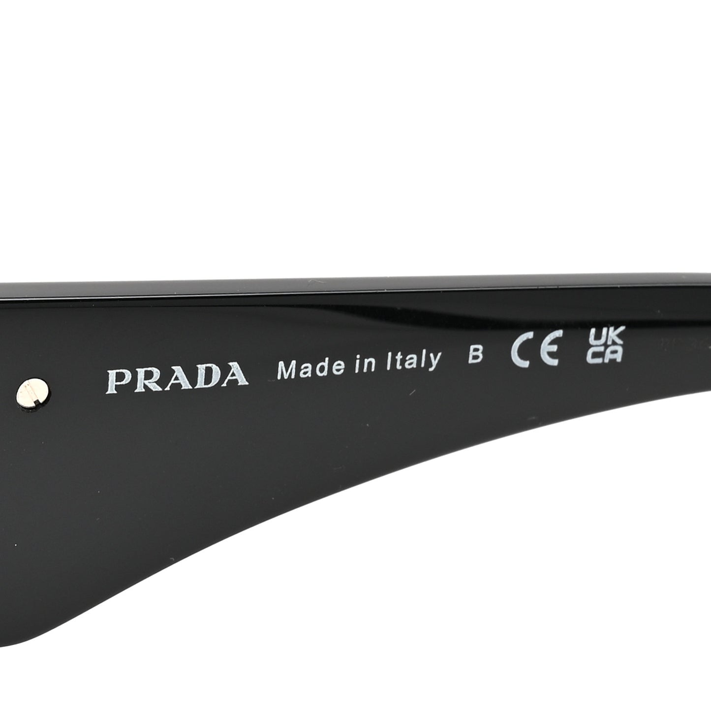 Acetate Symbole Sunglasses SPR 13Z Black