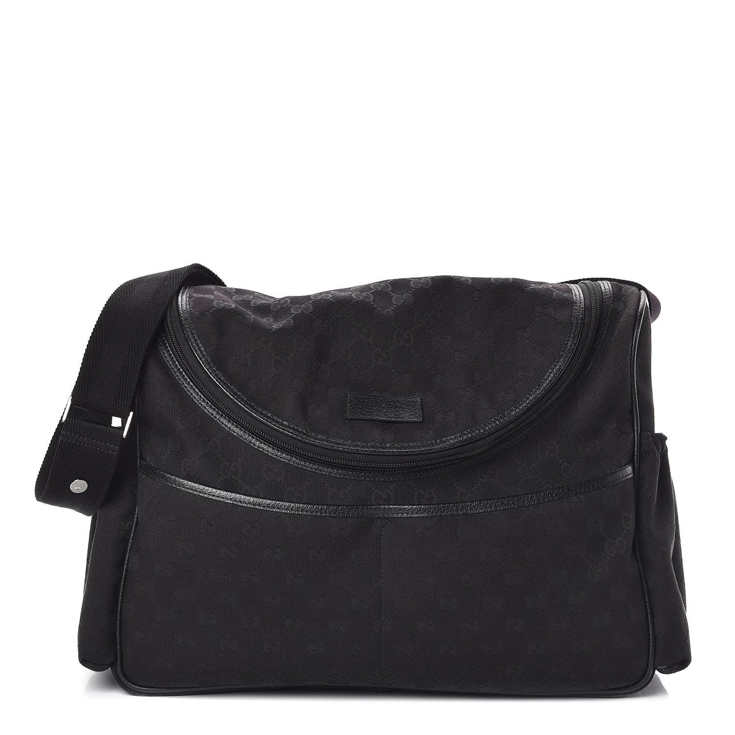 Monogram Large Diaper Bag Black