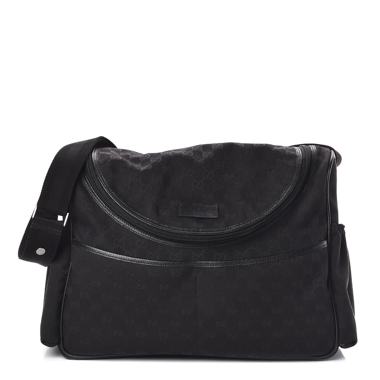 Gucci Monogram Large Diaper Bag Black 1 of 12