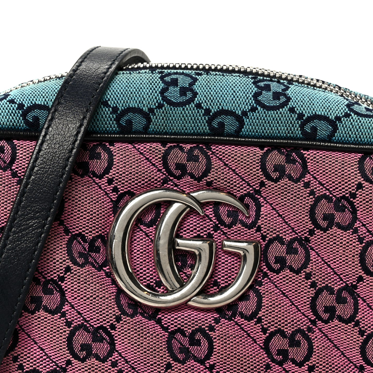Monogram Multicolor Matelasse Diagonal Small GG Marmont Chain Shoulder Bag Pink Blue Green Red Light Blue