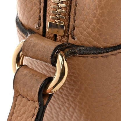 Gucci Pebbled Calfskin Small Soho Disco Bag Camelia 16 of 16