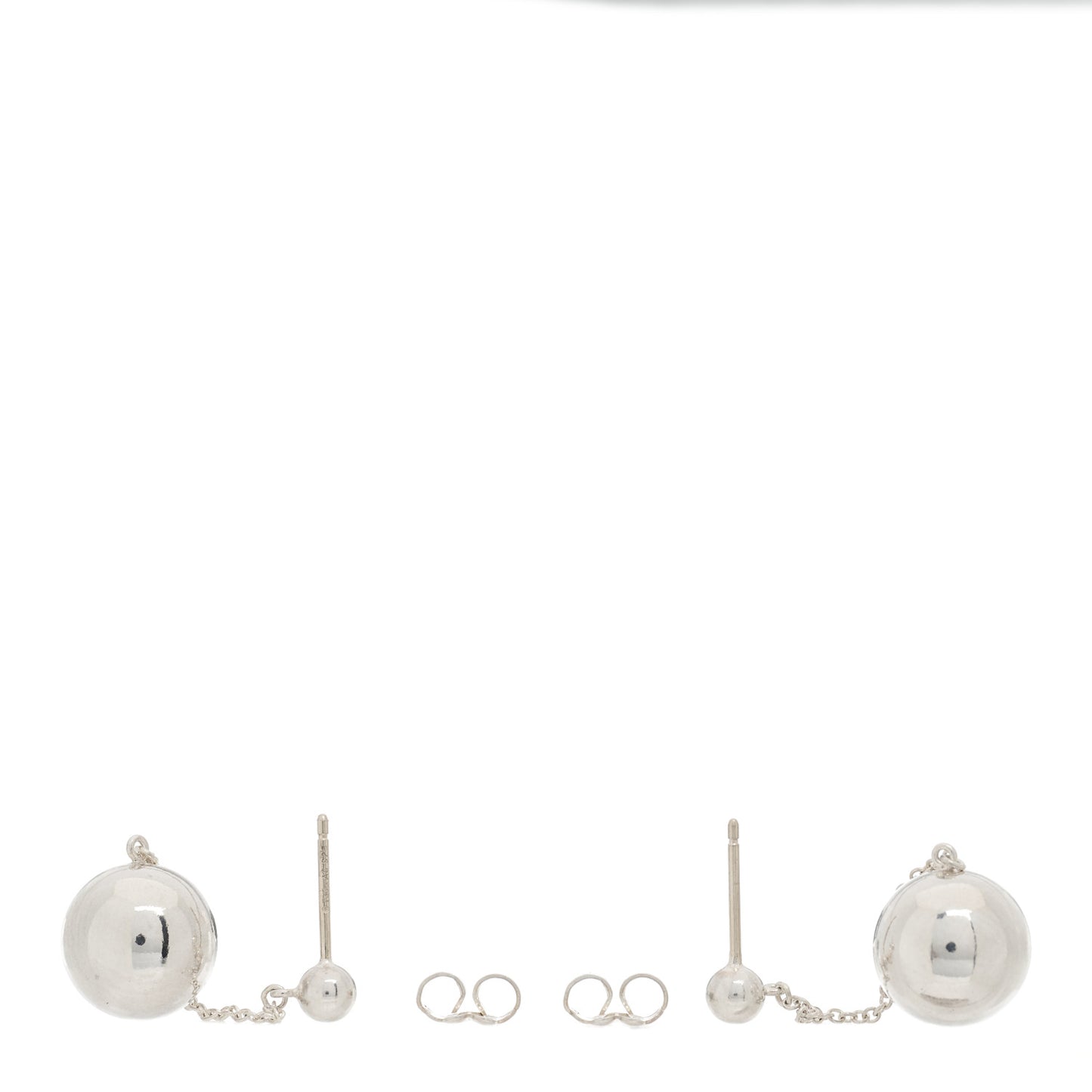 Sterling Silver 10mm HardWear Ball Drop Earrings