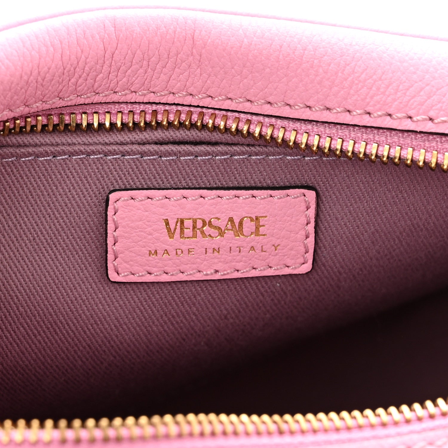 Versace Grained Calfskin Medusa Camera Bag Pink 6 of 9
