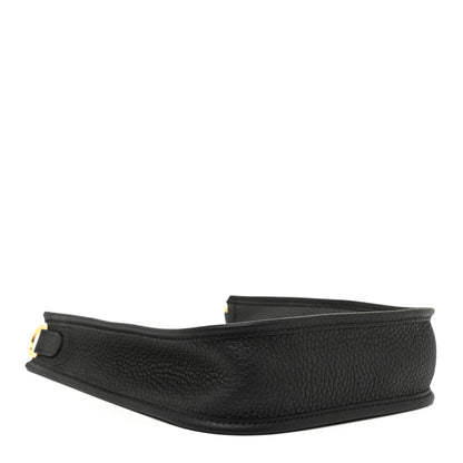 Hermes Taurillon Clemence Evelyne TPM Black 4 of 11