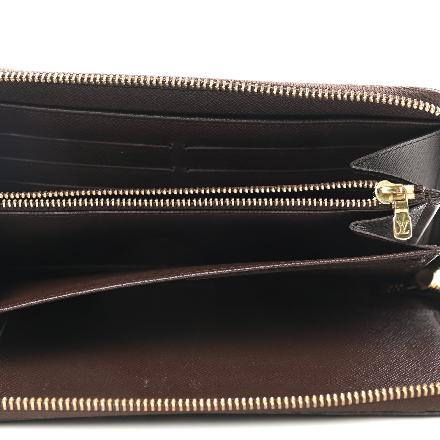 Damier Ebene Zippy Organizer Wallet