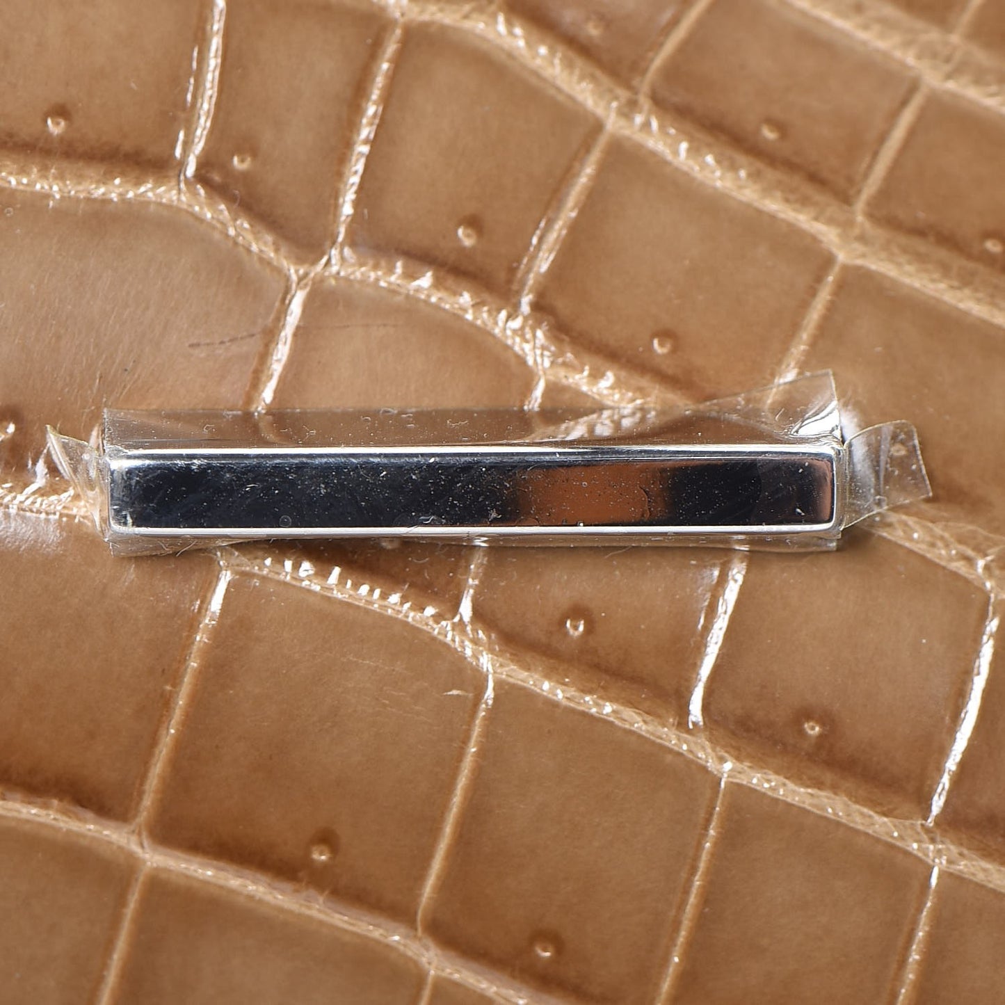 Niloticus Crocodile Egee Clutch Ficelle