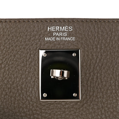 Hermes Togo Kelly Retourne 40 Etain 6 of 11