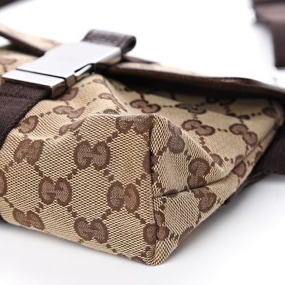 Gucci Monogram Waist Pouch Bag Dark Brown 8 of 9