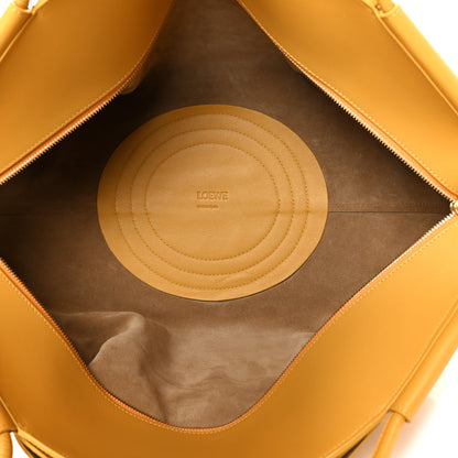 Loewe Shiny Nappa Calfskin Paseo XL Tote Yellow 5 of 11