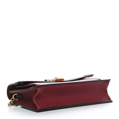 Louis Vuitton Damier Ebene Vavin Chain Wallet Red 3 of 7